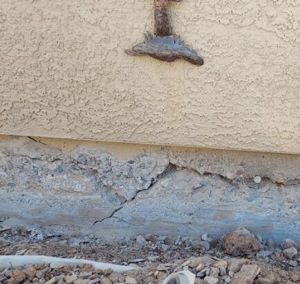 Signs of Corrosion in a Stem Wall: Vertical Cracks