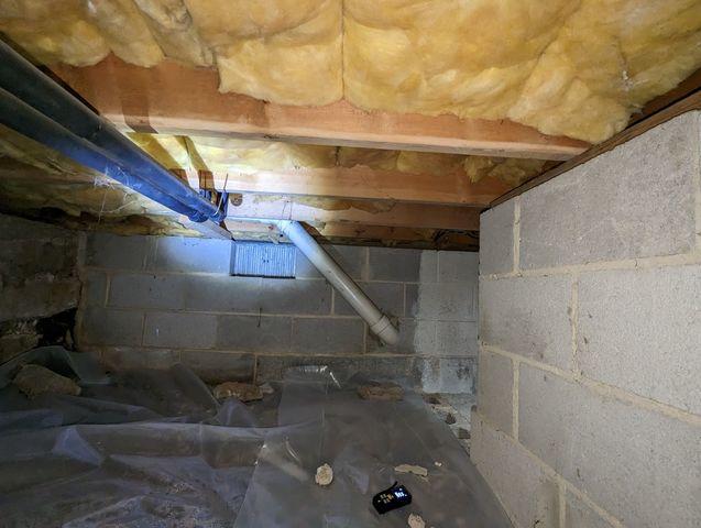 Damp Crawl Space