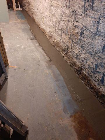 Basement waterproofing