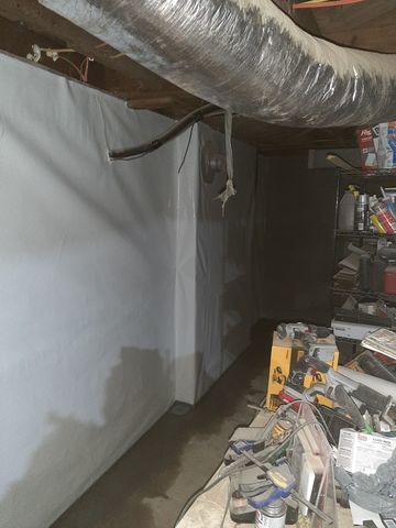 Waterproofed Basement