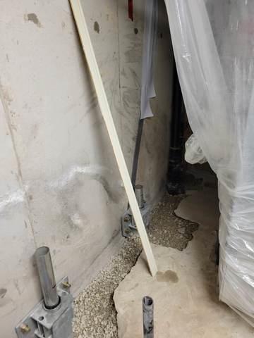 Pier tubes installed