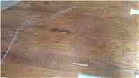 Hardwood Floor Before Replacement