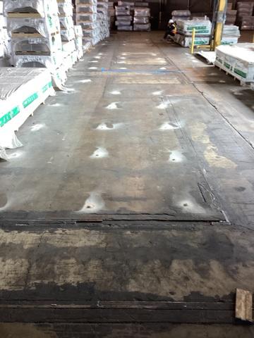 Injection of PolyLevel Polyurethane To Lift and Level The Concrete