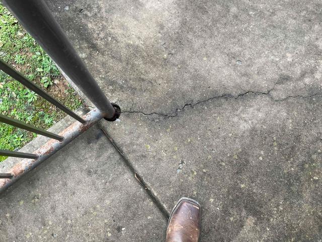 Cracks on the deck