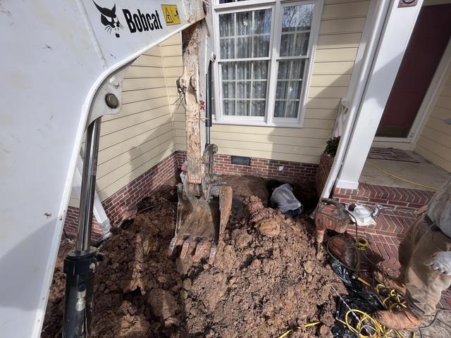 Helical Pier Installation