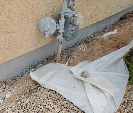 After the Concrete Stem Wall Repair Process