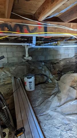 Damp Crawl Space