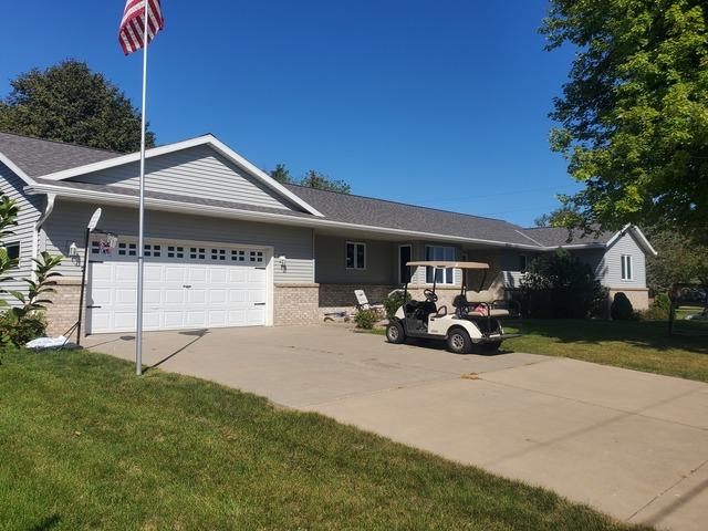 This is the front of the home with one 70 foot run of Gutter Shutter!