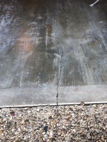 Cracking Garage Floor