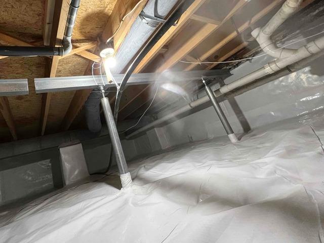 Crawl Space Floor Joists Repair