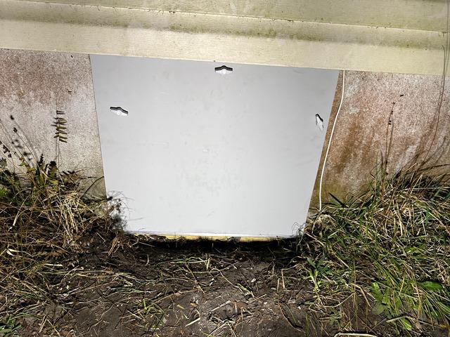 Sealed Crawl Space Door