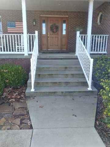 White 36" Tuscany C-10 Aluminum Railing