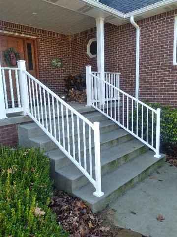 White 36" Tuscany C-10 Aluminum Railing