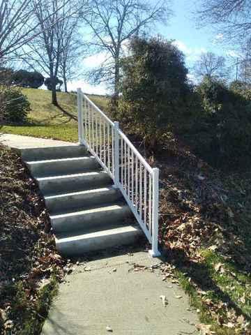 White 36" Tuscany C-10 Aluminum Railing