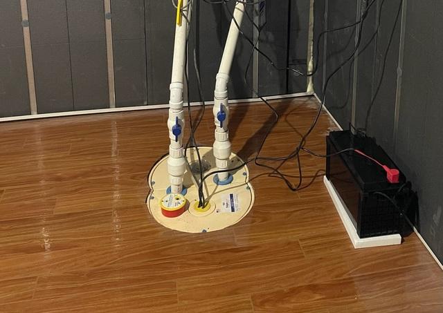 TripleSafe Sump Pump System Keeps Water off the Floor