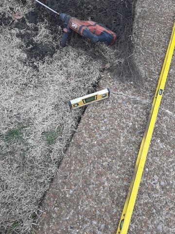 Leveling the Concrete