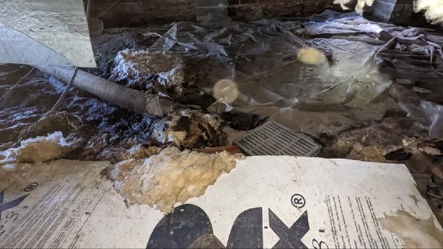 Drainage Leading into the Crawl Space