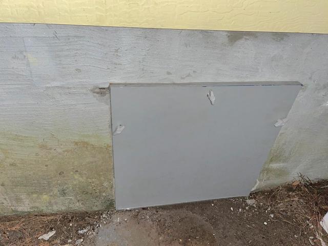 Sealed Crawl Space Door