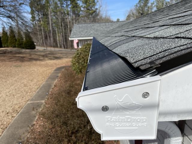 Leaf Protection and Gutter Endcap in Woodstock