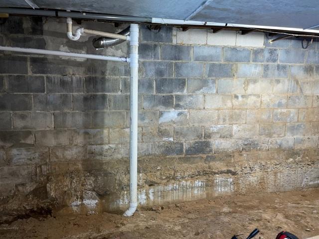Damp Crawl Space