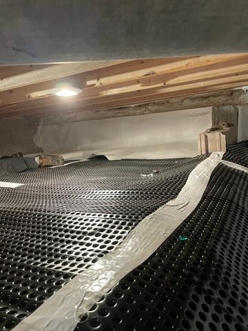 Drainage Matting Helps Collect Water