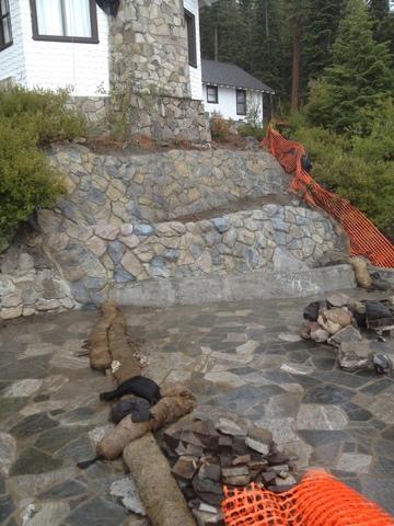 After Photo Shotcrete Tahoe City, Ca 96145