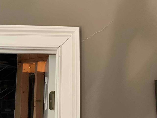 Crack Above Doorway