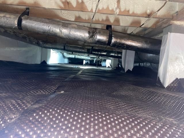 Drainage Matting Installed