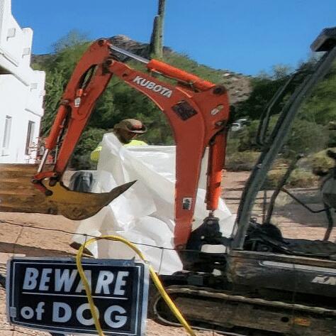 Piers Installation Process: Heavy Machinery