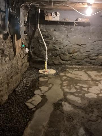 This homeowner can rest assured knowing their basement will remain water free!