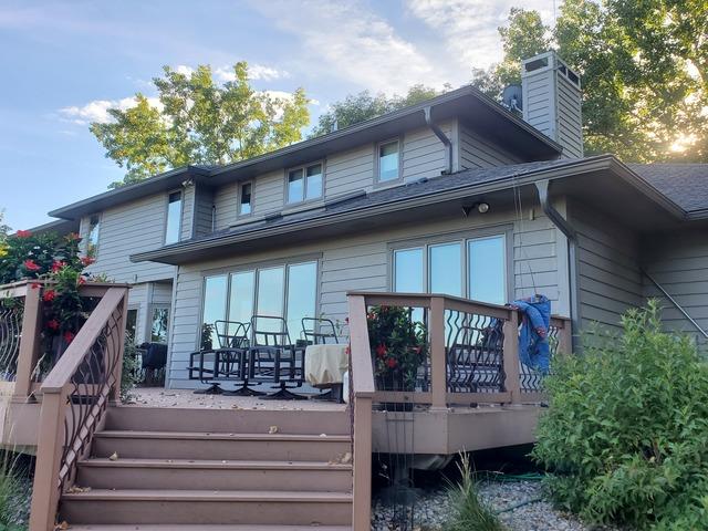 Seamless Gutter Shutter Saves the Deck