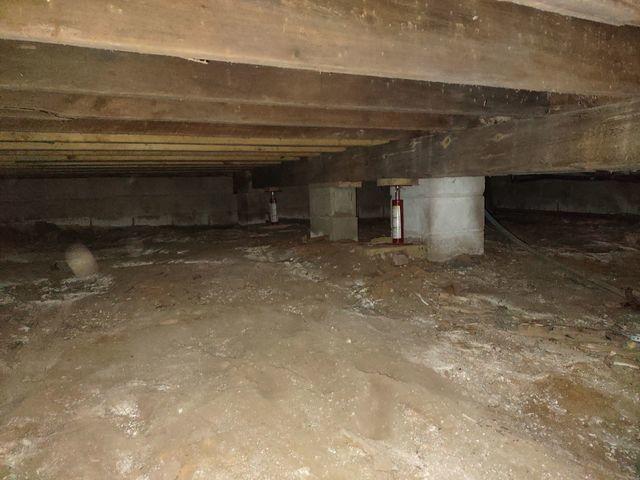 Mike's Crawl Space Prior to our Solutions