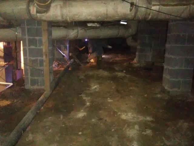 Damp Crawl Space