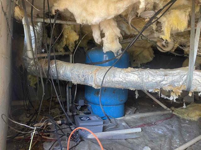 Messy Crawl Space