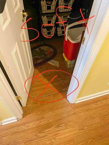 Soft Floor in Pantry