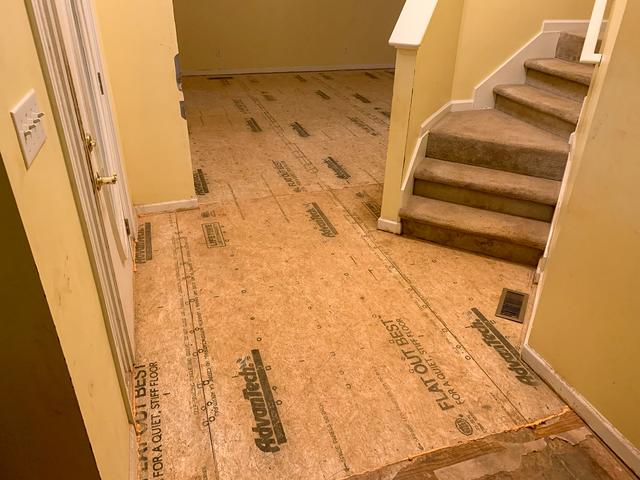 Main Area Floor Replaced