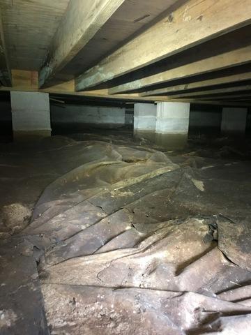 Moisture in Crawl Space