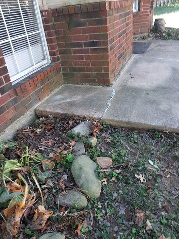 Cracked / Separated Concrete