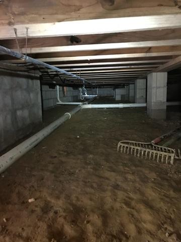 Dirt Floor Crawl Space