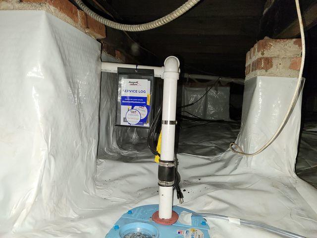 Sump Pump Installed