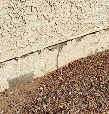 Signs of Corrosion in a Stem Wall:  Vertical Cracks