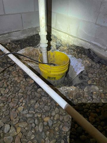 Existing Sump Pump