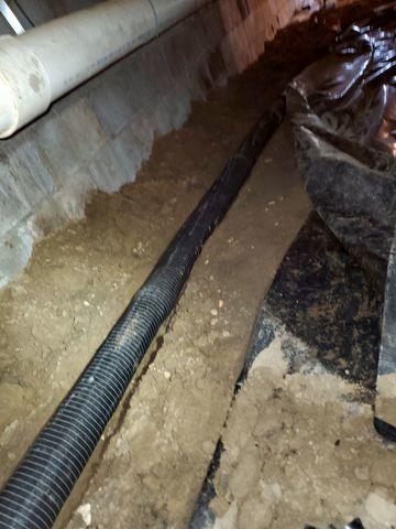 Drainage System Installed