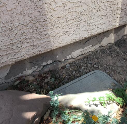 Signs of Corrosion in a Stem Wall: Horizontal Cracks