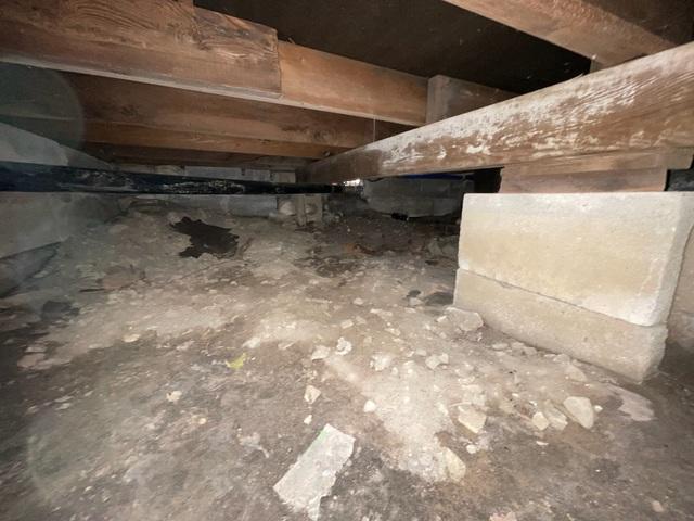 Crawl Space Before Photo