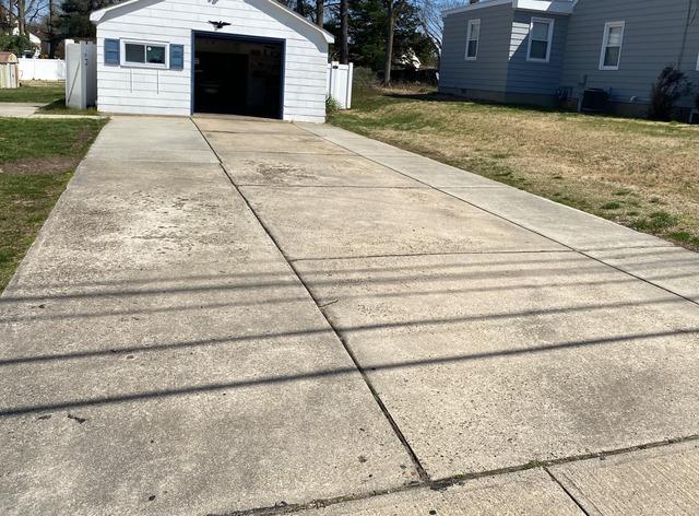Sinking Concrete Driveway