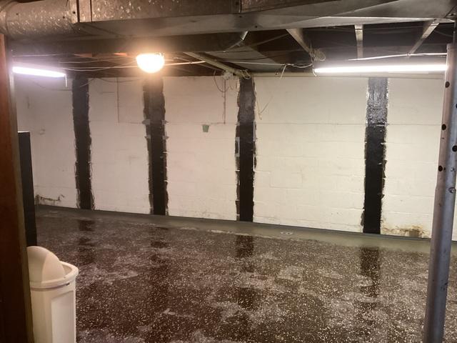 With the help of Carbon Fiber braces, this basement is now structurally sound!