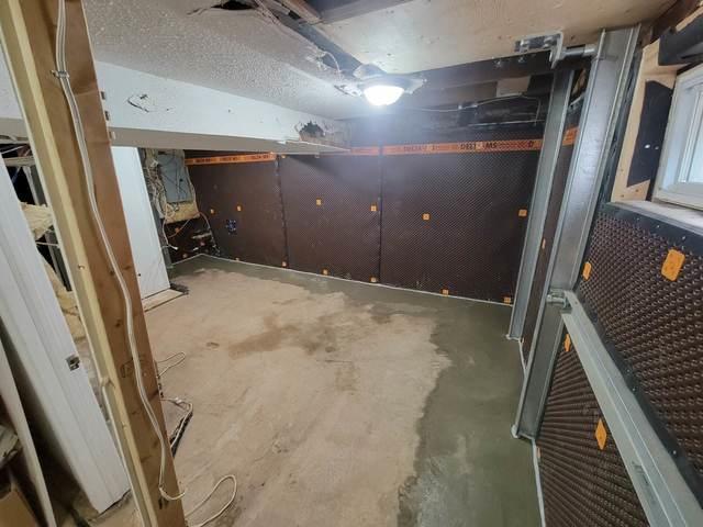 Waterproofed and finished floor