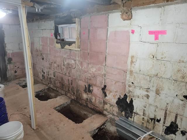 Footing holes