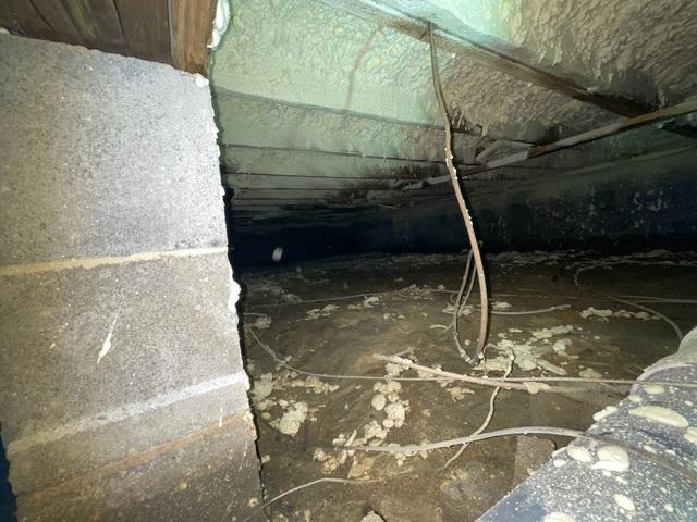 Damp Crawl Space
